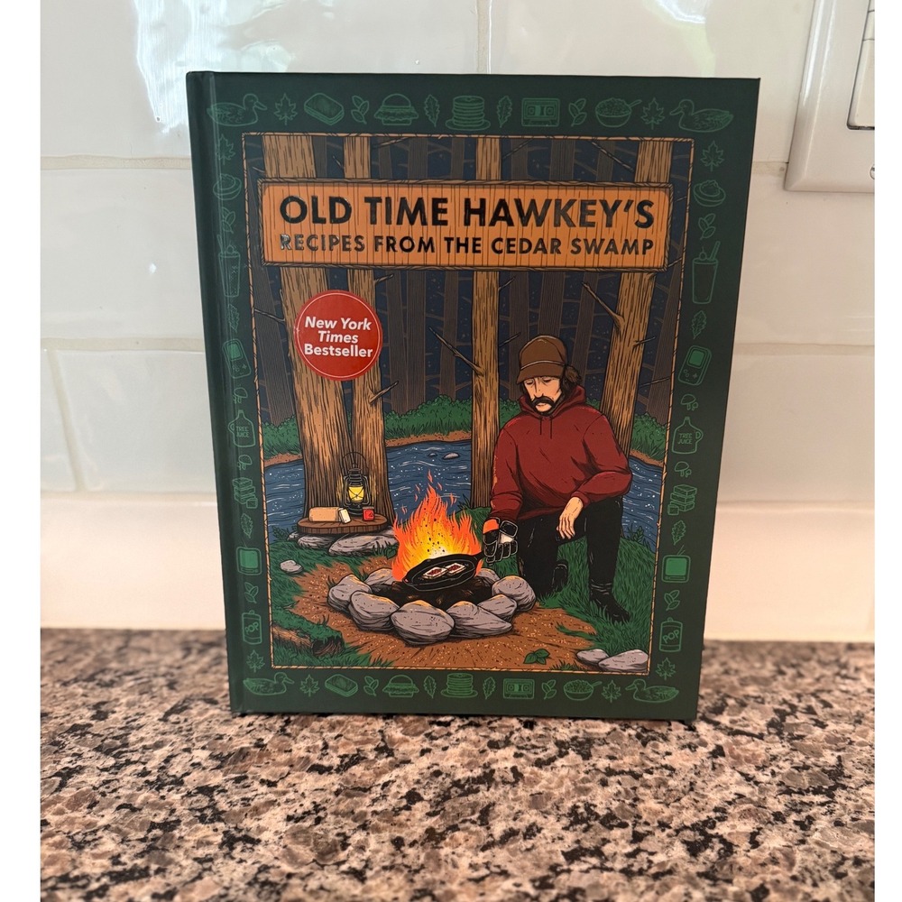 Old Time Hawkey's Recipes From The Cedar Swamp Hardcover Cookbook 2024